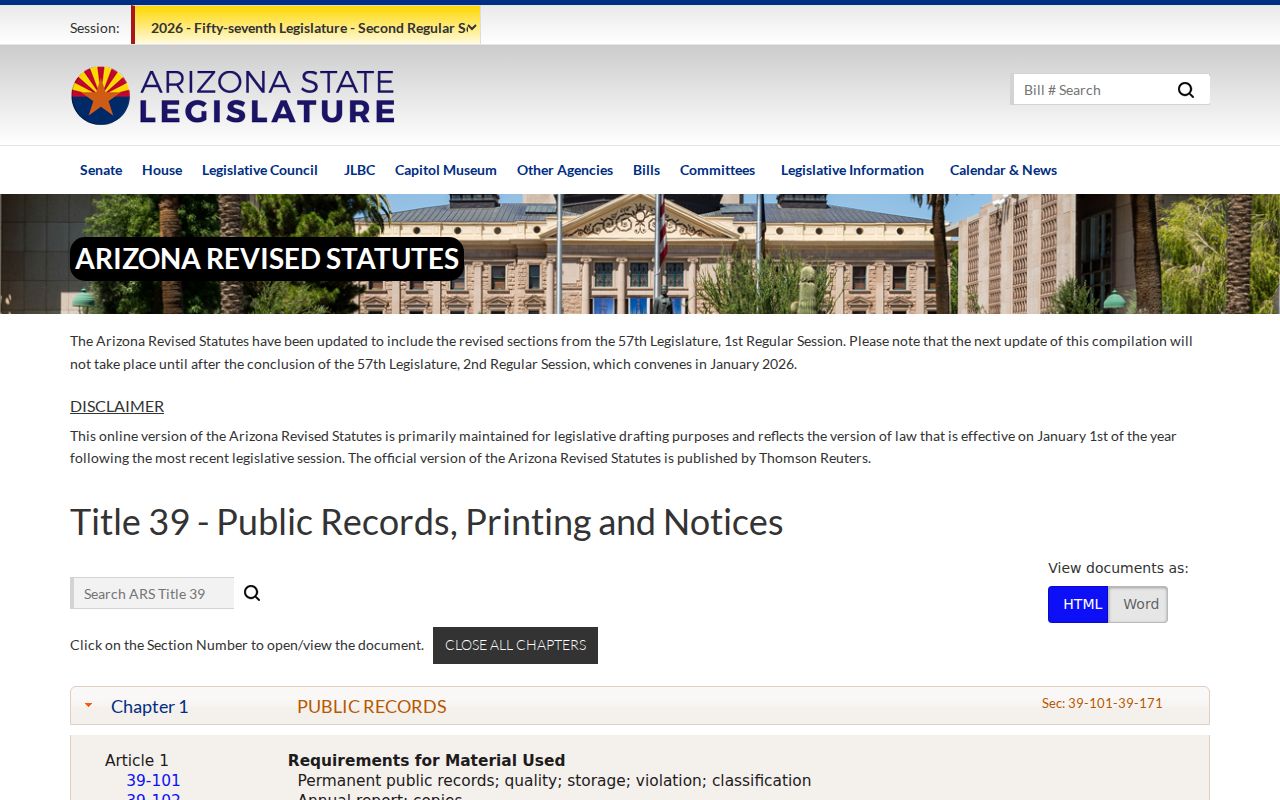 Yuma residents directory Arizona public records law